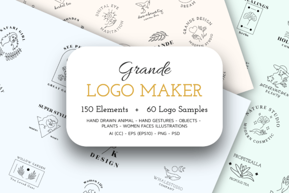 150 Elements Elegant Branding Logo Maker: A Toolkit for Authentic Visual Identity