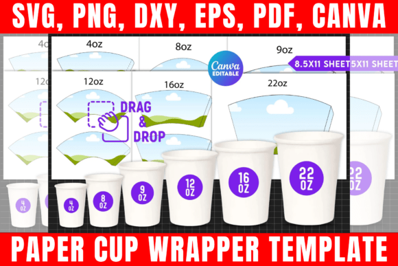 A Practical Look at Paper Cup Wrapper Template Bundles for Custom Branding and Events