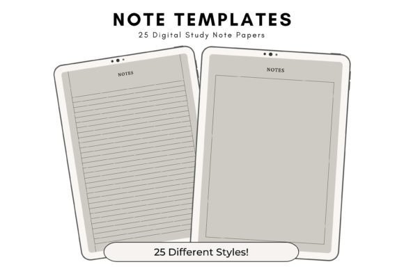 Cool Slate Printable Note Templates: A Practical Look at a Versatile Digital Paper Set