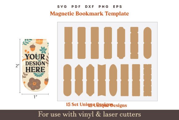 Crafting Custom Bookmarks: The Ultimate Guide to the Magnetic Bookmark SVG PDF Template