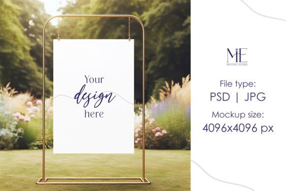 Create a Professional Look with Editable Welcome Sign Mockups