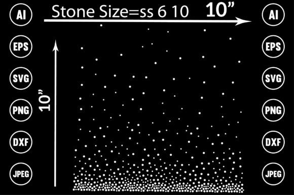 Elevating Your Craft: The Modern Appeal of Scattered Pattern Rhinestone Design