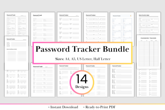 Master Your Digital Security with the Ultimate Password Tracker Bundle