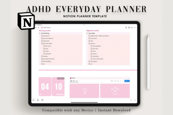 Notion Template ADHD: A Flexible Life Plan for Busy Minds