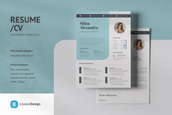 Professional Resume CV PSD Templates Vol 158