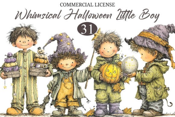 Strategically Deploying Whimsical Halloween Little Boy Clipart for Tangible Results