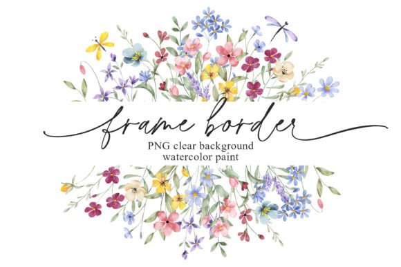 The Art of Floral Elegance: How Watercolor Frame Borders Elevate Your Creative Projects