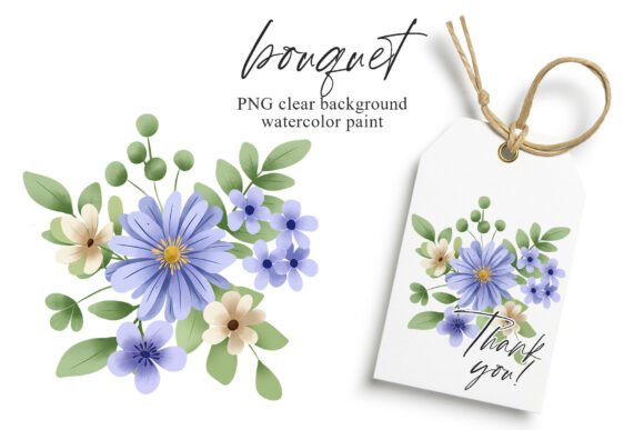 The Versatile Appeal of Watercolor Flowers Clipart Bouquet PNGs